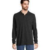 Лонгслів поло SOL'S Planet LSL, колір чорний - 042413123XL