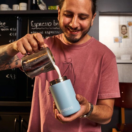 Термокружка 300 мл сталева Kambukka Etna, вакуумна, колір світло-блакитний - 11-01051 Термокружка 300 мл сталева Kambukka Etna, вакуумна, колір світло-блакитний - 11-01051