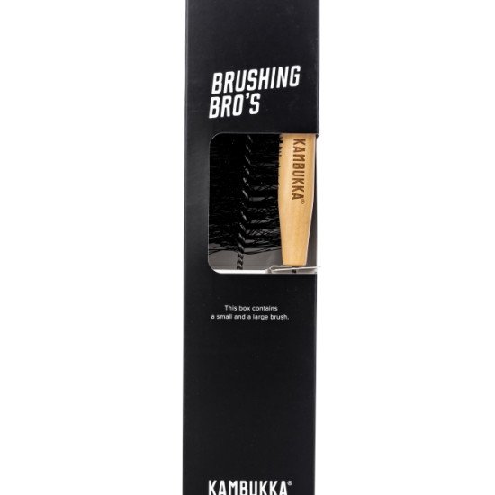 Набір Kambukka із 2 щіток для очищення всіх пляшок, колір чорний/бежевий - 11-07002