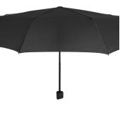 Парасоля складана механічна Perletti New Basic, колір чорний - 12335