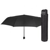Парасоля складана механічна Perletti New Basic, колір чорний - 12335