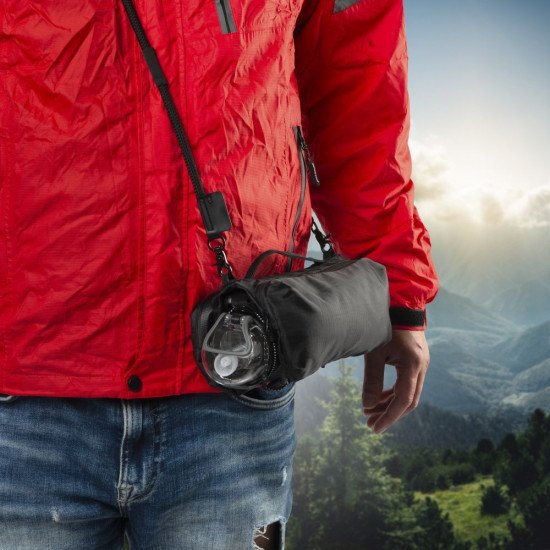 Сумка через плече Schwarzwolf Kailas, колір чорний - F7700200AJ3