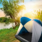 Намет Schwarzwolf Kerkini, колір сріблястий/синій - F4801700AJ3