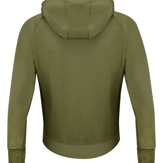 Худі на блискавці жіноче James Harvest Keyport, колір оливковий - 2122044704S