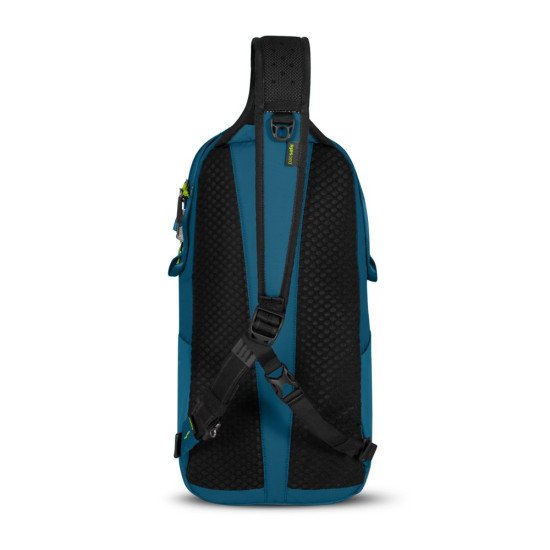 Сумка через плече антизлодій Pacsafe Eco 12L Sling, колір синій - 41103530