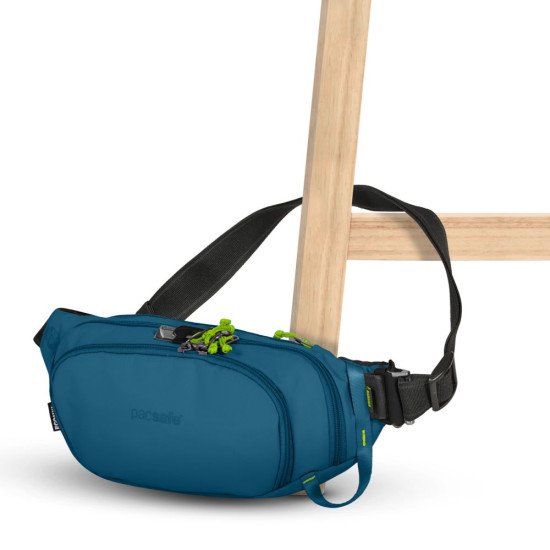Сумка на пояс антизлодій Pacsafe Eco Anti-Theft Waist Pack, колір синій - 41104530