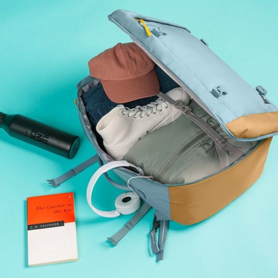 Рюкзак-сумка антизлодій Pacsafe GO Carry-on 44, колір свіжий м'ятний/помаранчевий - 35160528 Рюкзак-сумка антизлодій Pacsafe GO Carry-on 44, колір свіжий м'ятний/помаранчевий - 35160528