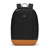 Рюкзак міський антизлодій Pacsafe GO 25, колір чорний/помаранчевий - 35115130