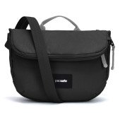 Сумка через плече антизлодій Pacsafe GO Saddle Crossbody, колір насичений чорний - 35140130