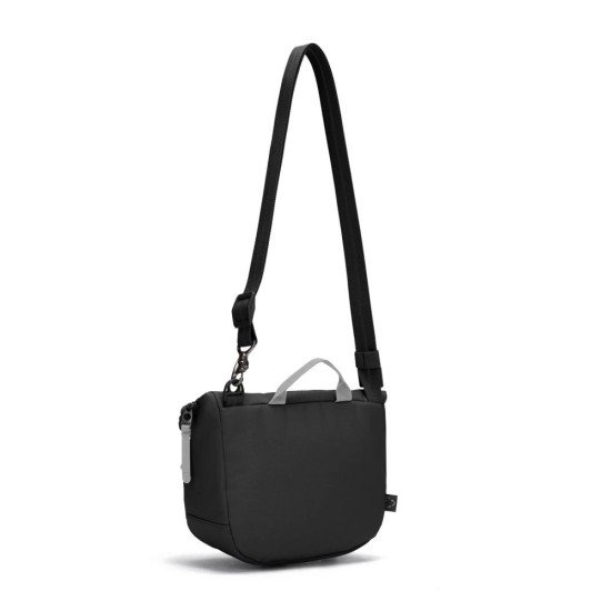 Сумка через плече антизлодій Pacsafe GO Saddle Crossbody, колір насичений чорний - 35140130