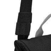 Сумка через плече антизлодій Pacsafe GO Saddle Crossbody, колір насичений чорний - 35140130