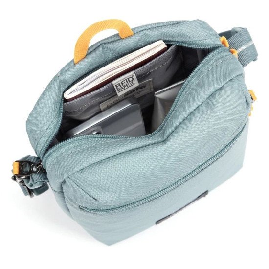 Сумка через плече антизлодій Pacsafe GO Festival Crossbody, колір свіжий м'ятний - 35170528 Сумка через плече антизлодій Pacsafe GO Festival Crossbody, колір свіжий м'ятний - 35170528