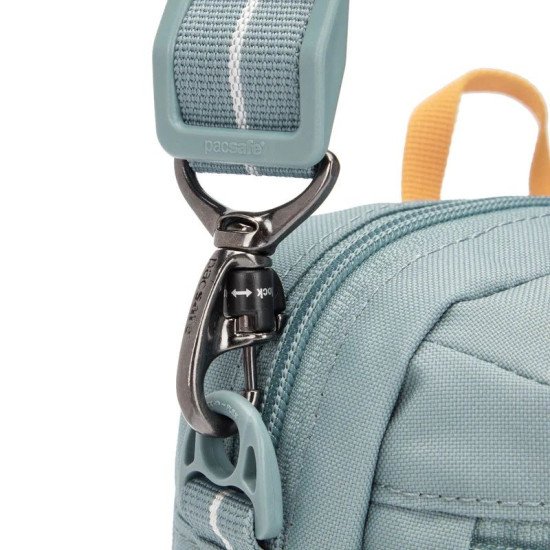 Сумка через плече антизлодій Pacsafe GO Festival Crossbody, колір свіжий м'ятний - 35170528 Сумка через плече антизлодій Pacsafe GO Festival Crossbody, колір свіжий м'ятний - 35170528