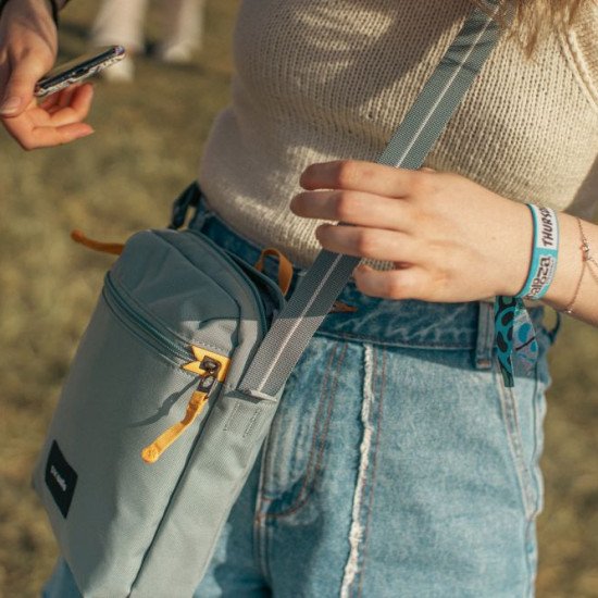 Сумка через плече антизлодій Pacsafe GO Festival Crossbody, колір свіжий м'ятний - 35170528 Сумка через плече антизлодій Pacsafe GO Festival Crossbody, колір свіжий м'ятний - 35170528