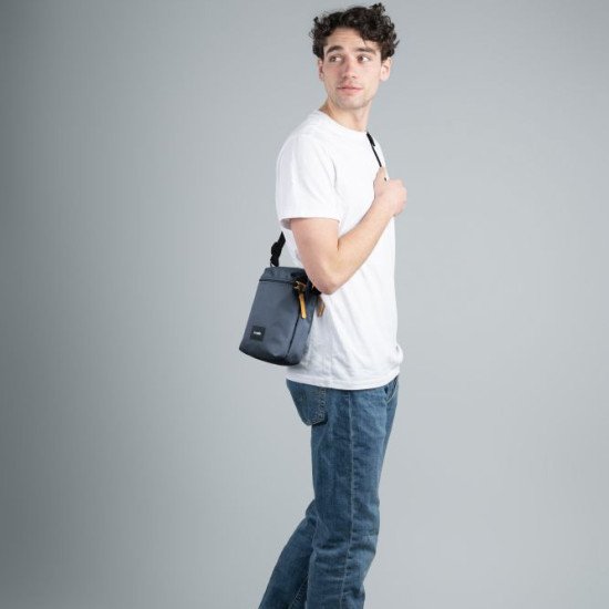 Сумка через плече антизлодій Pacsafe GO Festival Crossbody, колір темно-синій - 35170651