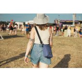 Сумка через плече антизлодій Pacsafe GO Festival Crossbody, колір темно-синій - 35170651
