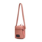 Сумка через плече антизлодій Pacsafe GO Micro Crossbody, колір рожевий - 35130340