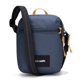 Сумка через плече антизлодій Pacsafe GO Micro Crossbody, колір темно-синій/жовтий - 35130651