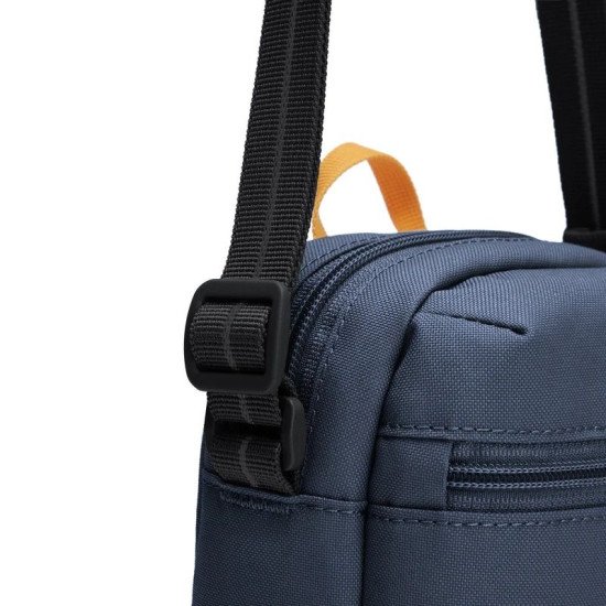 Сумка через плече антизлодій Pacsafe GO Micro Crossbody, колір темно-синій/жовтий - 35130651