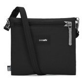 Сумка через плече антизлодій Pacsafe GO Crossbody, колір насичений чорний - 35125130