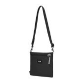Сумка через плече антизлодій Pacsafe GO Crossbody, колір насичений чорний - 35125130