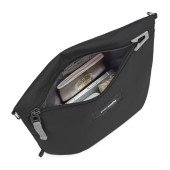 Сумка через плече антизлодій Pacsafe GO Crossbody, колір насичений чорний - 35125130
