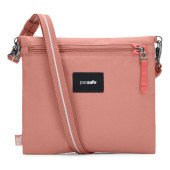 Сумка через плече антизлодій Pacsafe GO Crossbody, колір рожевий - 35125340
