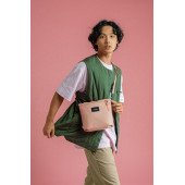 Сумка через плече антизлодій Pacsafe GO Crossbody, колір рожевий - 35125340