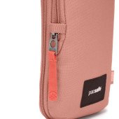Сумка через плече антизлодій Pacsafe GO Tech Crossbody, колір рожевий - 35175340