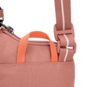 Сумка через плече антизлодій Pacsafe GO Tech Crossbody, колір рожевий - 35175340