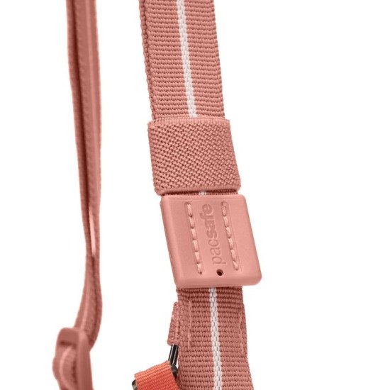 Сумка через плече антизлодій Pacsafe GO Tech Crossbody, колір рожевий - 35175340