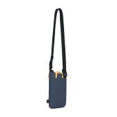 Сумка через плече антизлодій Pacsafe GO Tech Crossbody, колір темно-синій/жовтий - 35175651