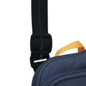 Сумка через плече антизлодій Pacsafe GO Tech Crossbody, колір темно-синій/жовтий - 35175651