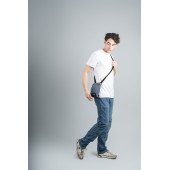 Сумка через плече антизлодій Pacsafe GO Tech Crossbody, колір темно-синій/жовтий - 35175651