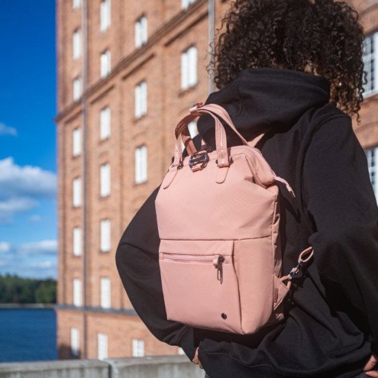 Рюкзак жіночий антизлодій Pacsafe CX mini, колір рожевий - 20421340