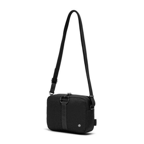 Сумка через плече жіноча антизлодій Pacsafe Citysafe CX square Crossbody, колір чорний - 20436138 Сумка через плече жіноча антизлодій Pacsafe Citysafe CX square Crossbody, колір чорний - 20436138