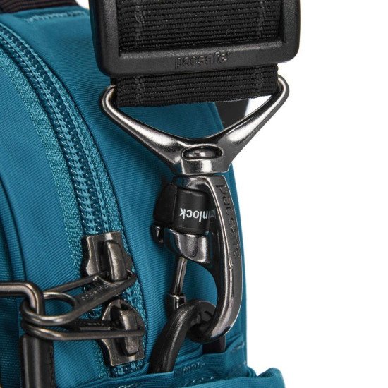 Сумка через плече антизлодій Pacsafe LS200 Crossbody, колір синій - 40133530