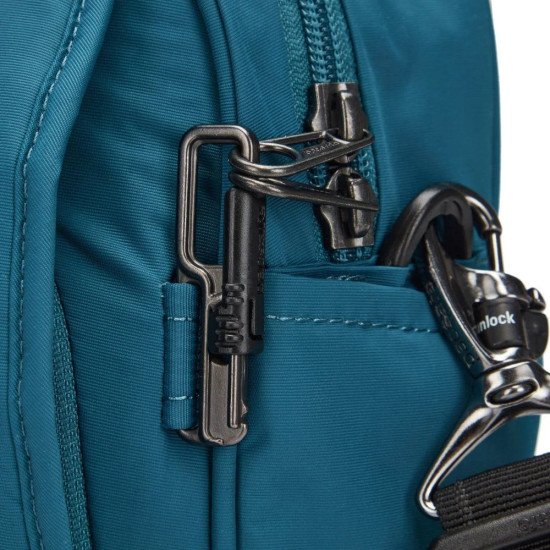 Сумка через плече антизлодій Pacsafe LS200 Crossbody, колір синій - 40133530