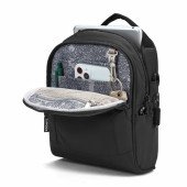 Сумка через плече антизлодій Pacsafe LS100 Crossbody, колір чорний - 40131138