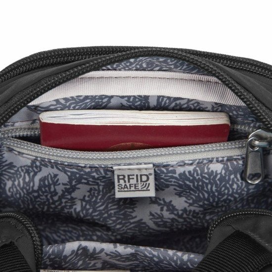 Сумка через плече антизлодій Pacsafe LS100 Crossbody, колір чорний - 40131138