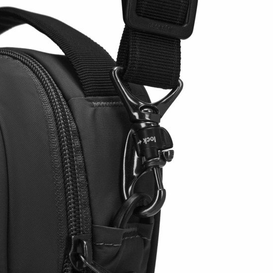 Сумка через плече антизлодій Pacsafe LS100 Crossbody, колір чорний - 40131138