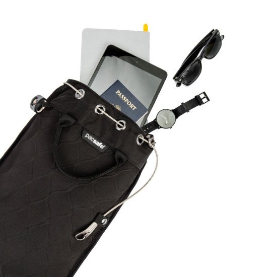 Тревел-кейс антизлодій Pacsafe Travelsafe 12L GII portable safe, колір чорний - 10480100 Тревел-кейс антизлодій Pacsafe Travelsafe 12L GII portable safe, колір чорний - 10480100