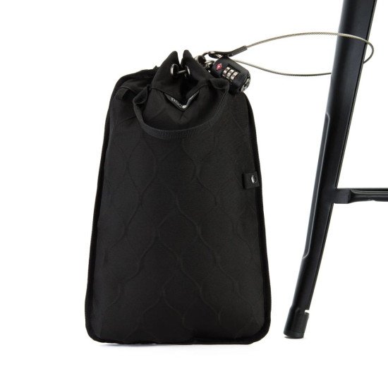 Тревел-кейс антизлодій Pacsafe Travelsafe 12L GII portable safe, колір чорний - 10480100 Тревел-кейс антизлодій Pacsafe Travelsafe 12L GII portable safe, колір чорний - 10480100