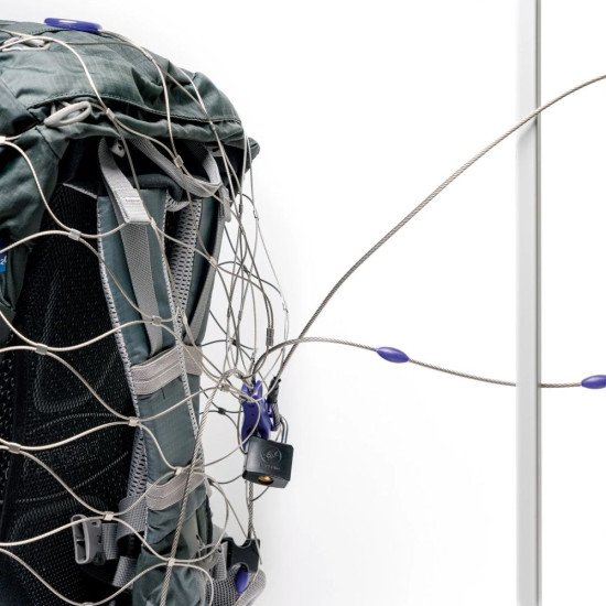 Захисна сітка для рюкзака Pacsafe 120L, колір сріблястий - 10190999