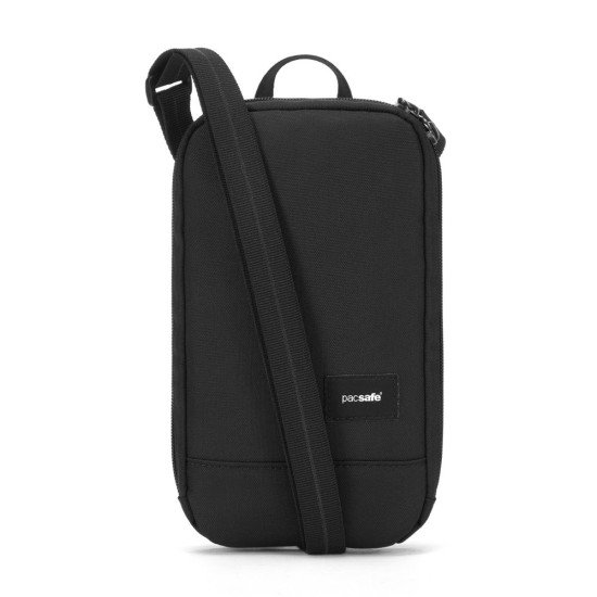 Гаманець антизлодій Pacsafe RFIDsafe Tech crossbody, колір чорний - 11060100