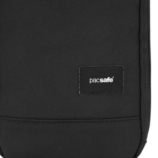 Гаманець антизлодій Pacsafe RFIDsafe Tech crossbody, колір чорний - 11060100