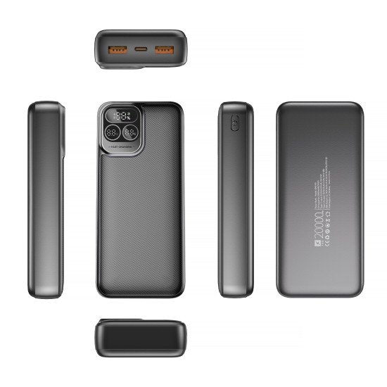 Універсальний зарядний пристрій Optimus 20000 mAh, TM TEG