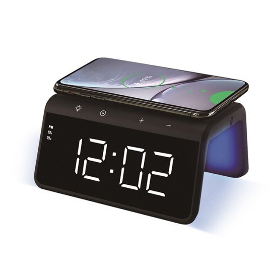 Годинник з бездротовою зарядкою Wake Up, TM TEG